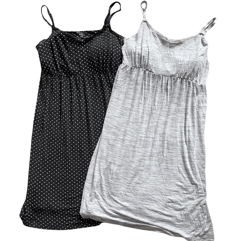 Bundle of 2 Motherhood Nursing Nightgowns